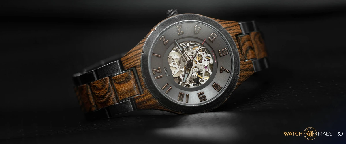 Wooden Wrist Watch: An Unconventional Watch Design